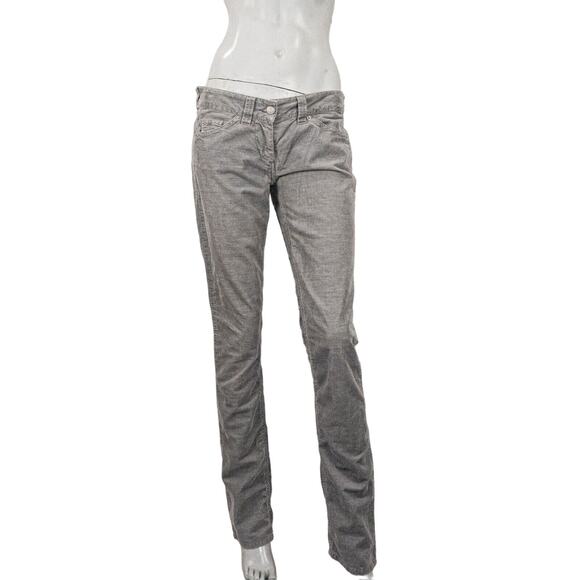 ISABEL MARANT Etoile Women's Gray Corduroy Pants in Size 2 - Picture 1 of 11